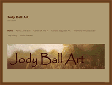 Tablet Screenshot of jodyballart.com
